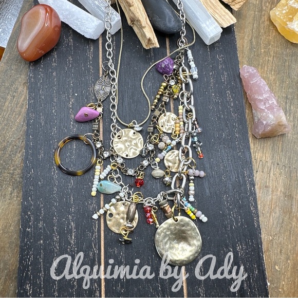 Alquimia by Ady Multicolor Layered Necklace - Picture 13 of 13